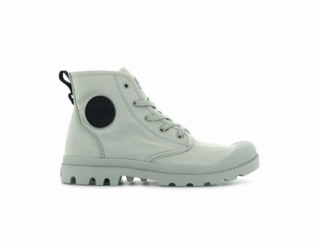 Botas Palladium Pampa Hi Twill Mujer - Verde Oliva ||HEXS-64123||